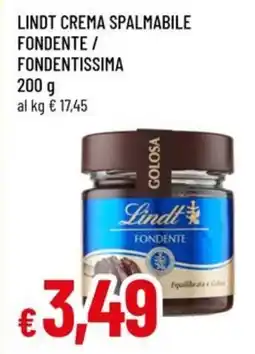 Famila Lindt crema spalmabile fondente/ fondentissima offerta