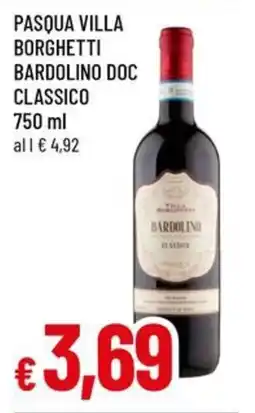 Famila Pasqua villa borghetti bardolino doc classico offerta