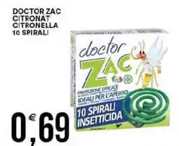 Vantaggio Cash&Carry DOCTOR ZAC citronat citronella 10 spirali offerta