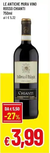 Famila Le antiche mura vino rosso chianti offerta