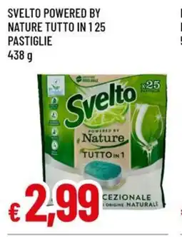 Famila Svelto powered by nature tutto in 125 pastiglie offerta