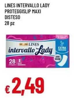 Famila Lines intervallo lady proteggislip maxi disteso offerta
