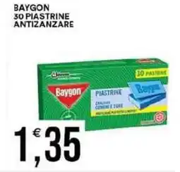 Vantaggio Cash&Carry BAYGON 30 piastrine antizanzare offerta