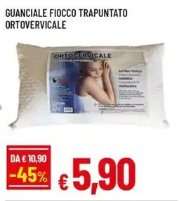 Famila Guanciale fiocco trapuntato ortovervicale offerta