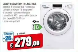 Famila CANDY CSS129TW4-11 LAVATRICE offerta