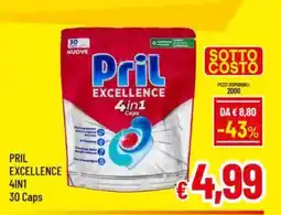 A&O Pril excellence 4in1 offerta