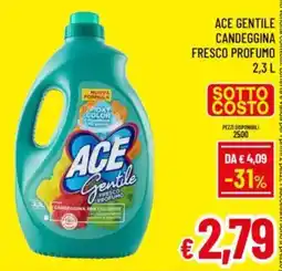 A&O Ace gentile candeggina fresco profumo offerta