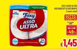 A&O Foxy asso ultra asciugatutto decorato offerta
