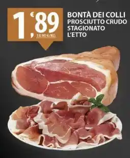 Sisa Bontà dei colli prosciutto crudo stagionato offerta