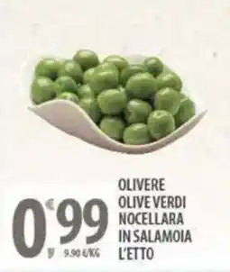 Sisa Olivere olive verdi nocellara in salamoia offerta