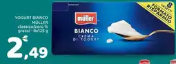 Conad Yogurt bianco MÜLLER classico/zero% grassi offerta