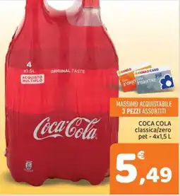 Conad COCA COLA classica/zero pet offerta