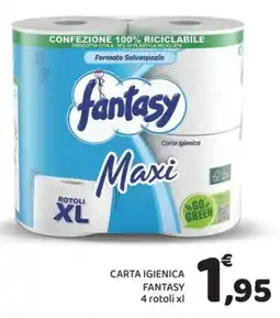 Conad Carta igienica FANTASY 4 rotoli x l offerta