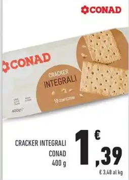Conad CRACKER INTEGRALI CONAD offerta