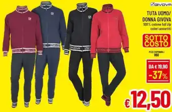 A&O Tuta uomo/donna givova offerta