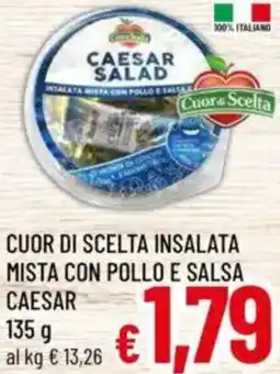 A&O Cuor di scelta insalata mista con pollo e salsa caesar offerta