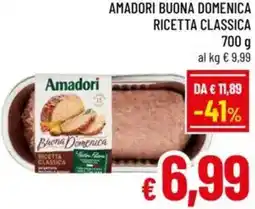 A&O Amadori buona domenica ricetta classica offerta