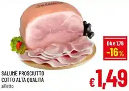 A&O Salumè prosciutto cotto alta qualità offerta