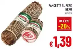 A&O Pancetta al pepe nero offerta
