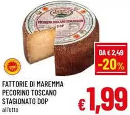 A&O Fattorie di maremma pecorino toscano stagionato dop offerta
