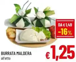 A&O Burrata maldera offerta