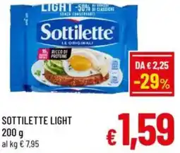 A&O Sottilette light offerta