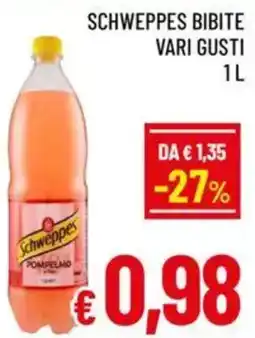 A&O Schweppes bibite vari gusti offerta
