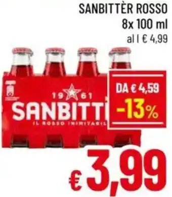 A&O Sanbitter rosso offerta