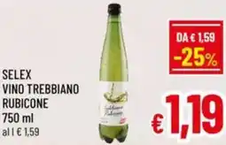 A&O Selex vino trebbiano rubicone offerta