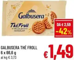 A&O Galbusera thé froll offerta