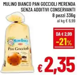 A&O Mulino bianco pan goccioli merenda senza additivi conservanti offerta