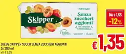 A&O Zuegg skipper succo senza zuccheri aggiunti offerta