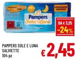 A&O Pampers sole e luna salviette offerta