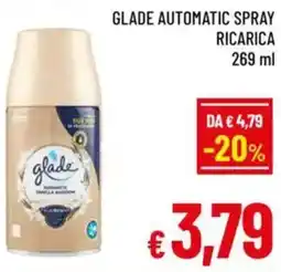 A&O Glade automatic spray ricarica offerta