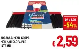A&O Arcasa cinema scope newman scopa per interni offerta