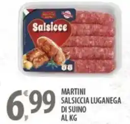 Sisa Martini salsiccia luganega di suino offerta