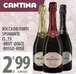 Sisa Cantina Rocca dei forti spumante offerta