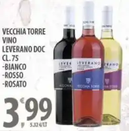 Sisa Vecchia torre vino leverano doc offerta