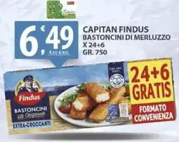 Sisa Capitan findus bastoncini di merluzzo offerta