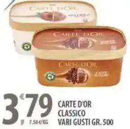 Sisa Carte d'or classico vari gusti offerta
