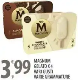 Sisa Magnum gelato x 4 vari gusti varie grammature offerta