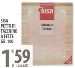 Sisa Sisa petto di tacchino a fette offerta