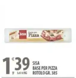 Sisa Sisa base per pizza rotolo offerta