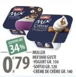 Sisa Muller mix vari gusti - yogurt offerta