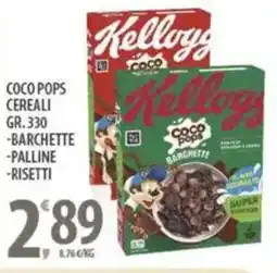 Sisa Coco pops cereali offerta