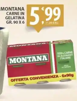 Sisa Montana carne in gelatina offerta