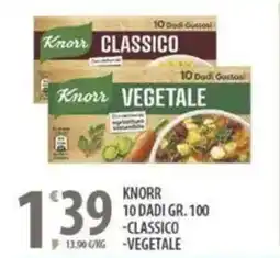 Sisa Knorr 10 dadi offerta