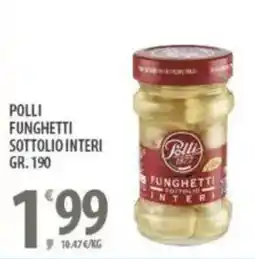 Sisa Polli funghetti sottolio interi offerta