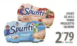 Sisa Spuntì -tonno -prosciutto -salmone offerta