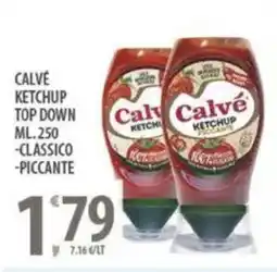 Sisa Calvé ketchup top down offerta